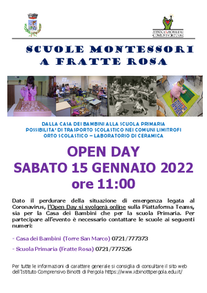 Volantino Open Day 2022